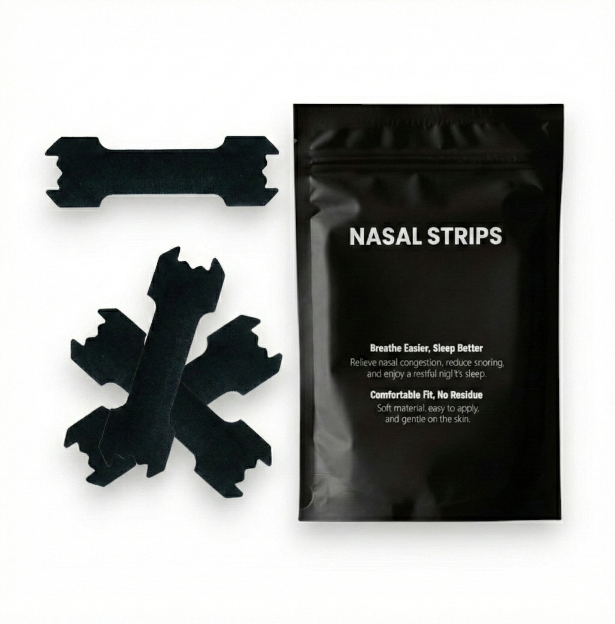 Neusstrips Zwart - Beter Ademen Begint Hier!